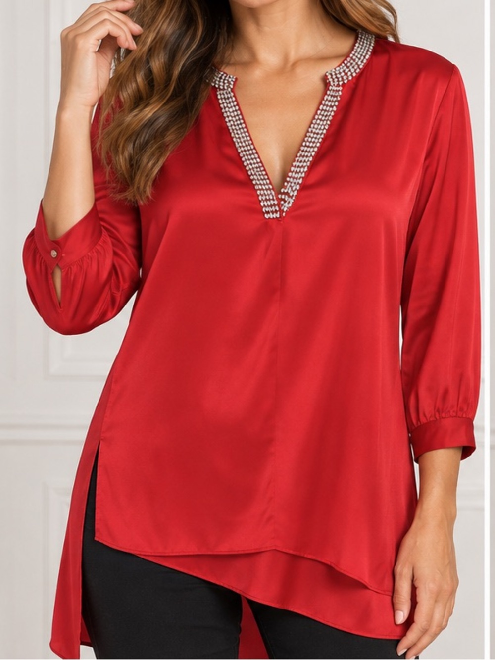 Zac & Rachel Rhinestone Tunic